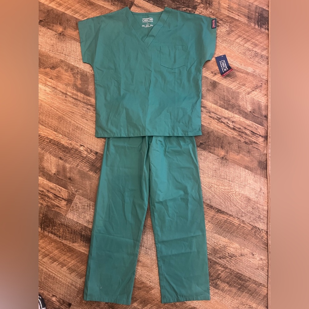 Cherokee Kids Surgical Green Scrub Set